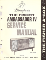 Fisher AMBASSADOR-4-A-60-X - Service Manual